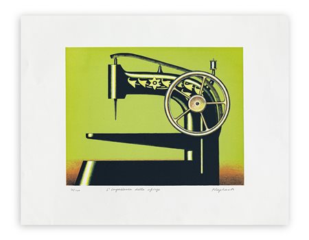 KONRAD KLAPHECK (1935-2023) - L'impazienza della sfinge, 2002