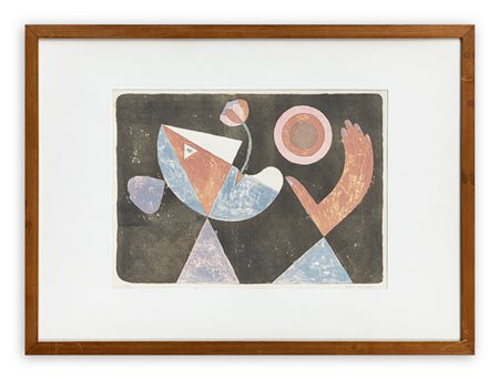 VICTOR BRAUNER (1903-1966) - La fiancée heliotropique, 1955