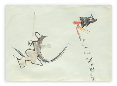 SERGIO DANGELO (1932-2022) - L'aquilone, 1965