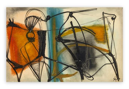 ROLF CAVAEL (1898-1979) - Senza Titolo, 1955 circa