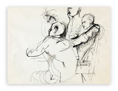 RENATO GUTTUSO (1911-1987) - Senza Titolo, anni '50