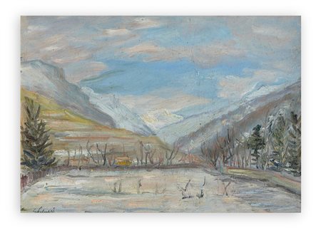 ESO PELUZZI (1894-1985) - Bardonecchia, 1952