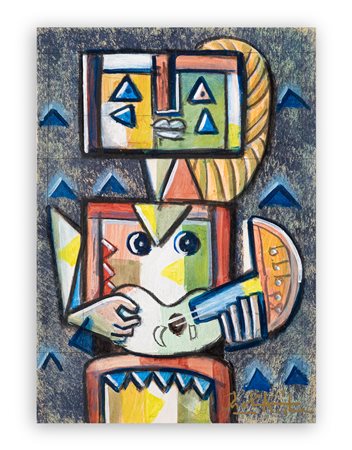 IBRAHIM KODRA (1918-2006) - Suonatore