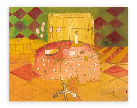 LUCA GIOVAGNOLI (1963) - Natura morta di un'interno, 1995