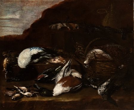 Monsù Aurora (attribuito a) (Anversa, 1630 - 1677) Natura morta di...