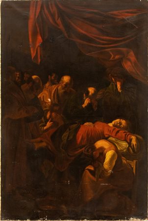 Il Caravaggio (seguace di) (Milano, 1571 - Porto Ercole, 1610) Morte della...