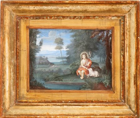 Artista attivo in Italia, XVII-XVIII secolo San Giovanni Battista in un...