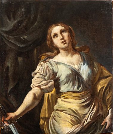Artista napoletano, XVIII secolo Giuditta Olio su tela cm. 34,5x29