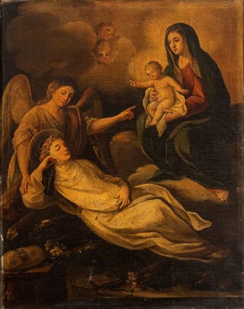 Artista dell'Italia meridionale, XVII secolo Visione mistica di Santa Rosalia...