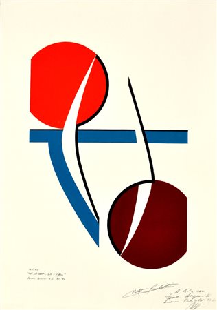 MATTEO BALESTRERI Senza titolo, 1987 Litografia a colori – es. 18/XXIV cm....