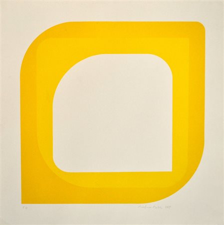 LANFRANCO BALDI Senza titolo, 1969 Litografia a colori – es. P. A. cm. 50x50...