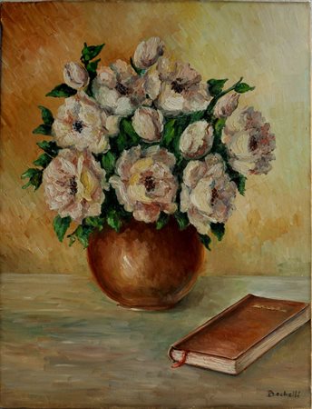 BECHELLI Senza titolo Olio su tela cm. 60x45 Firma in basso