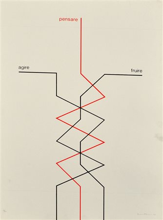 VINCENZO FERRARI Senza titolo, 1975 Litografia a colori – es. 13/100 cm....