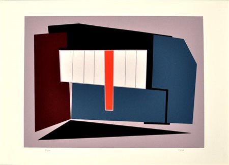 GUALTIERO NATIVI Senza titolo Litografia a colori – es. 24/100 cm. 50x70...