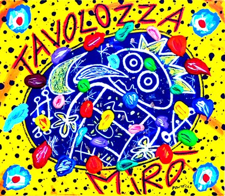 BRUNO DONZELLI Tavolozza Mirò Olio su tela cm. 30x35 Firma in basso Firma e...