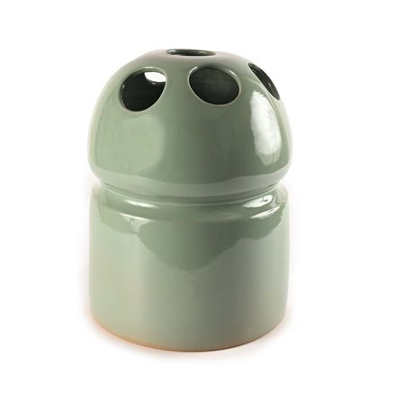 Portaombrelli in ceramica verde cm h42x33 Ø