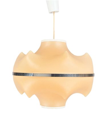 Lampada a sospensione Anni '60 cm h 38x50 Ø Struttura in plastica e acciaio,...