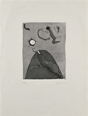 Gastone Novelli Vienna 1925-Milano 1968 Il grande meccanico 1968 Acquaforte...