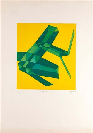 Achille Perilli Roma 1927-Orvieto 2021 Sbuca fratte 1974...