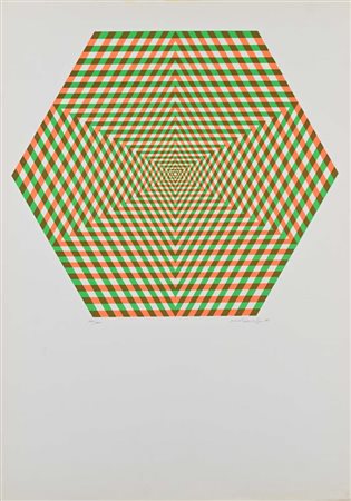 Paolo Scirpa Siracusa 1934 Senza titolo 1980 Serigrafa cm 70x50 Firma, data e...