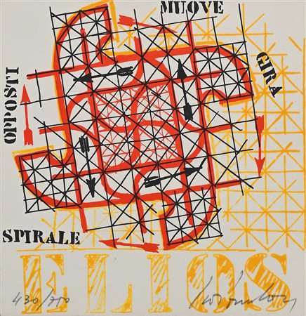 Giò Pomodoro Orciano di Pesaro 1930-Milano 2002 Spirale Opposti Muove Gira...