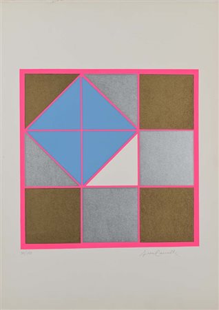 Franco Cannilla Caltagirone 1911-Roma 1984 Senza titolo Serigrafia cm 70x50...