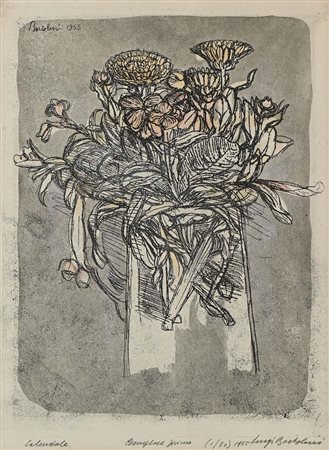 Luigi Bartolini Cupramontana 1892-Roma 1963 Calendule 1955 Incisione...