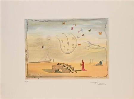 Salvador Dalì Figueres 1904-Figueres 1989 Orologi molli e farfalle...