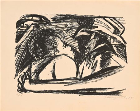 Salvatore Scarpitta New York 1919-New York 2007 Senza titolo 1955 Litografia...