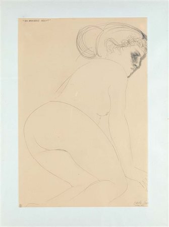 Emilio Greco Catania 1913-Roma 1995 Qui videberis Bella? 1975 Acquaforte cm...