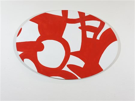 Arte contemporanea - Carla Accardi - Rosso ovale…