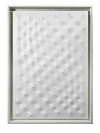 Arte contemporanea - Enrico Castellani - Superficie bianca...