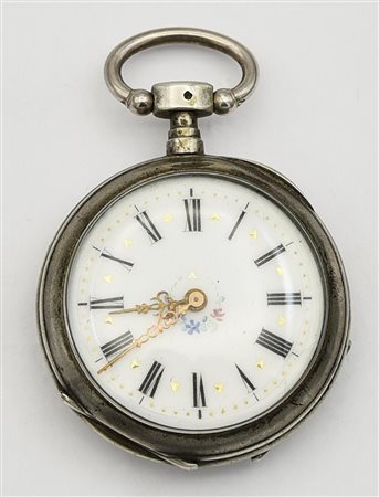 Orologio da tasca Le Coultre & Co, Francia, primi 900, argento 800/1000...