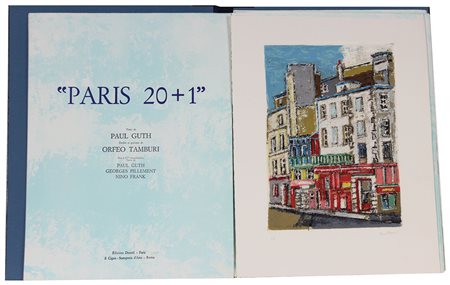 Tamburi Orfeo Paris 20+1, 1981 volume contenente 7 incisioni in acquaforte e...