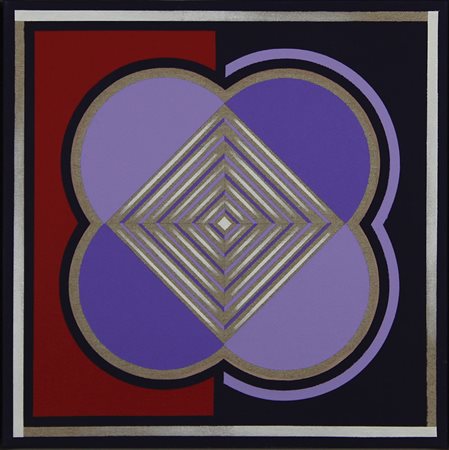 Tardia Enzo Optical n. 1, 2010 acrilico su tela, cm. 40x40 firmato,...