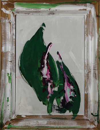 Schifano Mario Senza titolo, 1995 smalto e acrilico su tela con cornice...