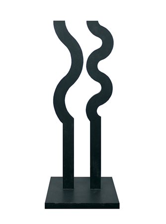 Ciussi Carlo III, 1988 scultura in ferro, h. cm. 86,5, pezzo unico firmata,...