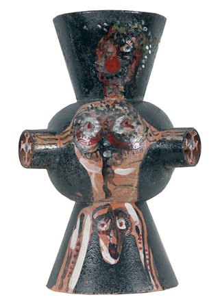 Matta Sebastian Vaso in ceramica h. cm. 62, diam. cm. 35, pezzo unico...