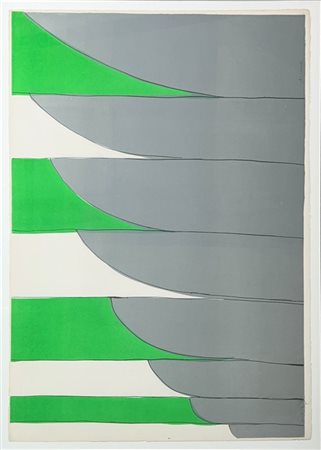 Carla Accardi, Litografia dalla cartella: Sequenze di un rapporto con il sud