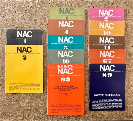 NAC - NOTIZIARIO ARTE CONTEMPORANEA - Lotto unico di 13 riviste
