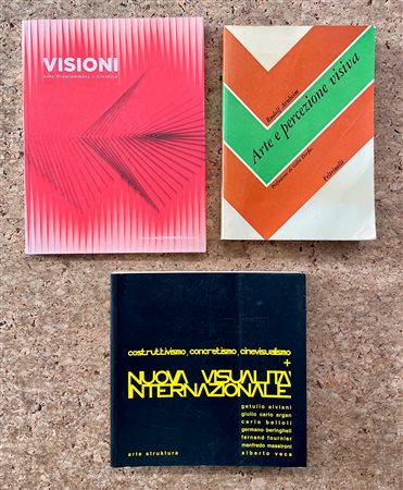 ARTE PROGRAMMATA E CINETICA - Lotto unico di 3 cataloghi