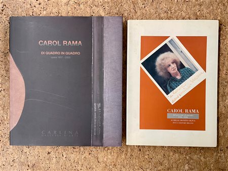 CAROL RAMA - Lotto unico di 2 cataloghi