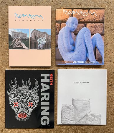 KEITH HARING, CESARE BERLINGERI E RABARAMA - Lotto unico di 4 cataloghi