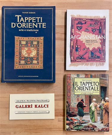 TAPPETI ORIENTALI - Lotto unico di 4 cataloghi