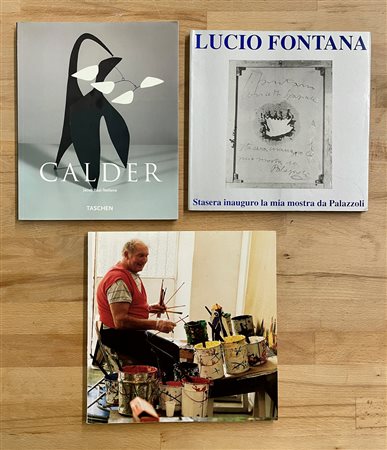 BENGT LINDSTRÖM, LUCIO FONTANA E ALEXANDER CALDER - Lotto unico di 3 cataloghi