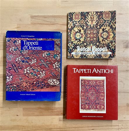 TAPPETI ANTICHI - Lotto unico di 3 cataloghi