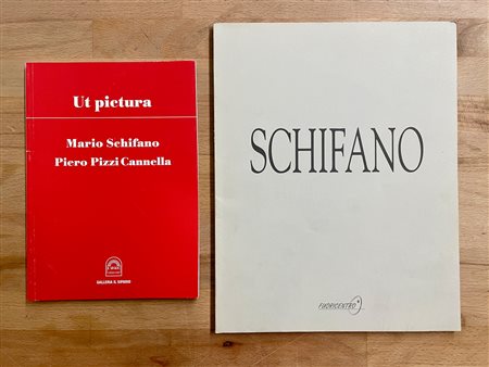 MARIO SCHIFANO - Lotto unico di 2 cataloghi