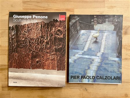 PIER PAOLO CALZOLARI E GIUSEPPE PENONE - Lotto unico di 2 cataloghi