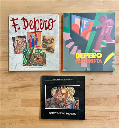 FORTUNATO DEPERO - Lotto unico di 3 cataloghi