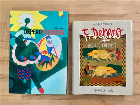 PROTAGONISTI DEL FUTURISMO ITALIANO (DEPERO) - Lotto unico di 2 cataloghi